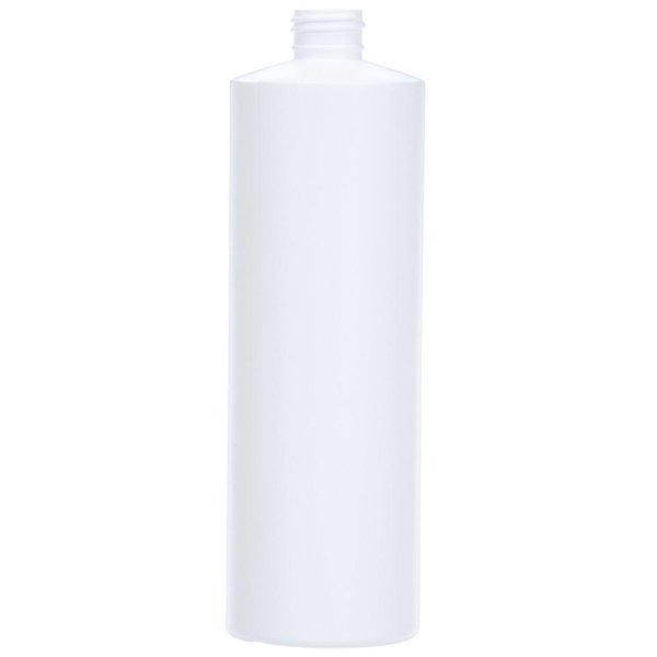 Tricorbraun 16 oz White HDPE Plastic Cylinder Round  Bottle- 24-410 Neck Finish 027586