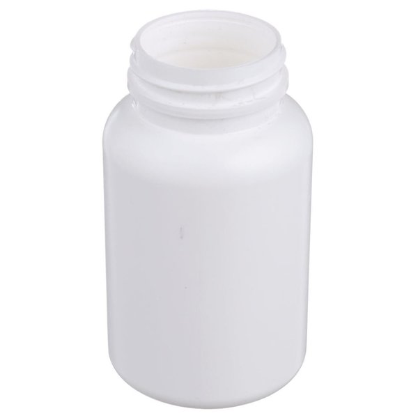 Tricorbraun 200 cc White HDPE Plastic Round Packer Bottle- 45-400 Neck Finish 024175