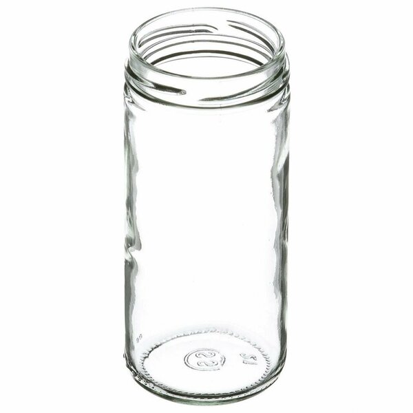 Tricorbraun 8 Oz Glass Jar, Round, Flint, 58-2020 Paragon 012122