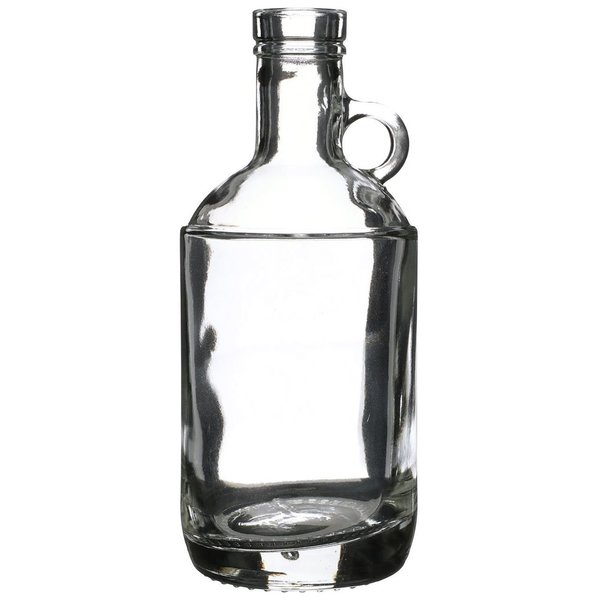 Tricorbraun 375 ml Glass Round Moonshine Jug 18.5 mm Bar Top Neck Finish, Clear 083878