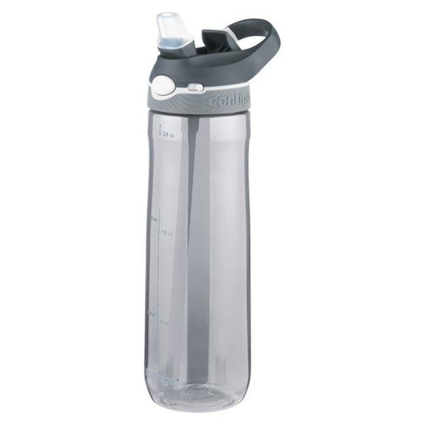 Contigo Contigo 6504237 24 oz Smoke Plastic Ashland Water Bottle BPA Free  6504237