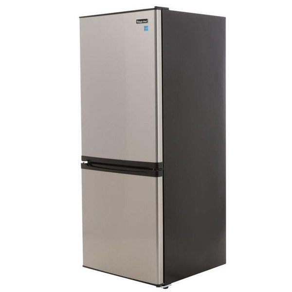 Magic Chef Magic Chef MCBM920S1 9.2 ft. Bottom Freezer Refrigerator in  Stainless MCBM920S1