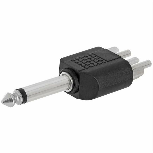 Cmple - 3.5mm Mono Plug to RCA Jack Adapter