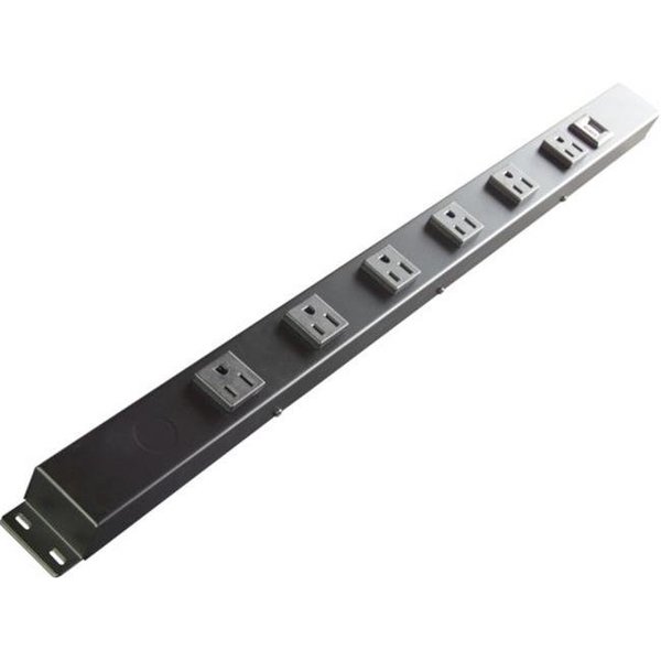 Digital Delights 24 in. 6 Outlet Hardwired Power Strip; USB