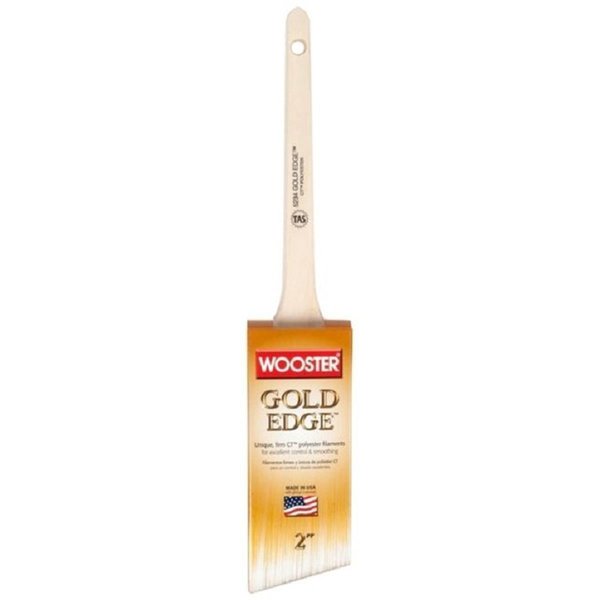 Wooster 2 in. Gold Edge Thin Angle Brush