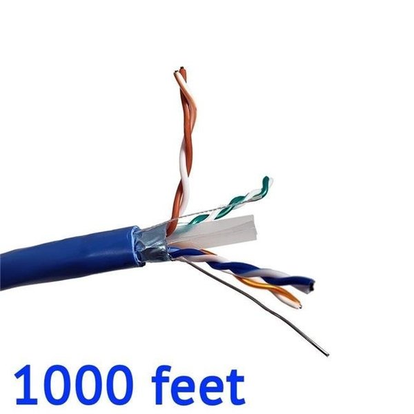 CAT5E CAT6 CAT7 Cable 100FT 50FT UTP Solid Network Ethernet Bulk Wire RJ45  Lan