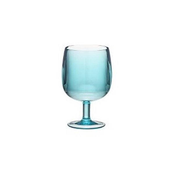 Green Stacking Acrylic Wine Glassses 4 Pack