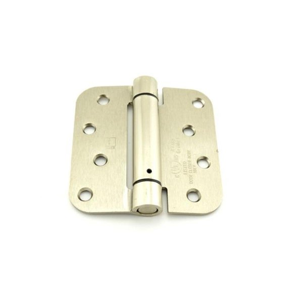 4 in x 4 in Full Mortise Spring With Non-Removable Pin Squared Hinge