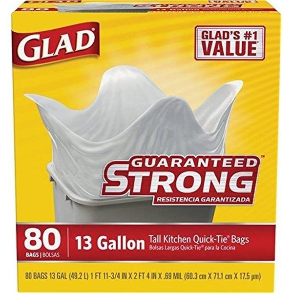 Clorox 236005 13 Gal Kitch Bag - 80 Count