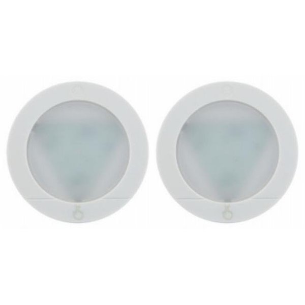 GE 2pk LED Battery Operated Puck Lights