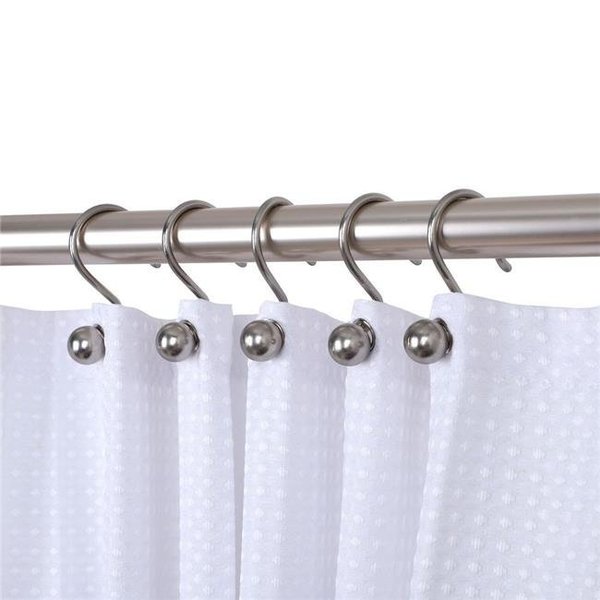 Utopia Alley HK7BN Ball Shower Curtain Hooks for Bathroom Shower Rods Curtains Set of 12 - Oil Rubbed Bronze