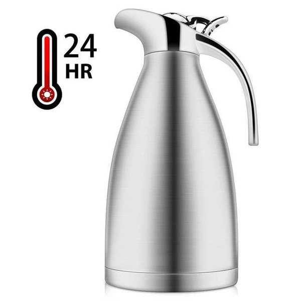 Stainless Steel Thermal Coffee Carafe - Double Walled Vacuum