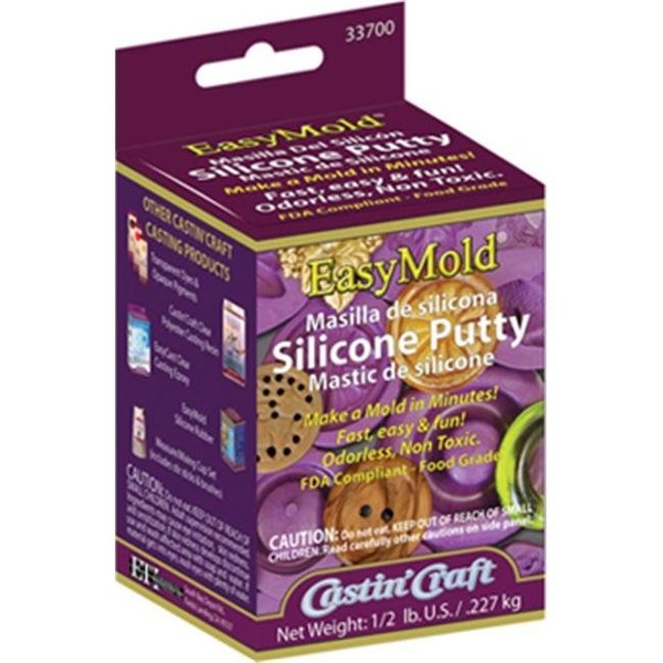 EasyMold Silicone Putty RTV Grade Platinum Cure 1/2 lb kit