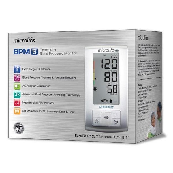 Microlife Microlife BP3GU1-8X BPM6 - Premium Blood Pressure Monitor  BP3GU1-8X