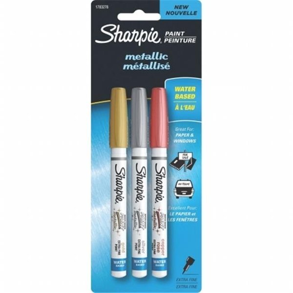 Sanford Sanford 1783278 Sharpie Metallic Paint Pen Extra-Fine 3-Pkg-Gold-Silver-Copper  1783278
