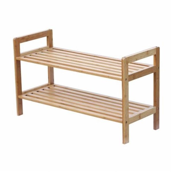 Honey-Can-Do 2 Tier Bamboo Shoe Rack