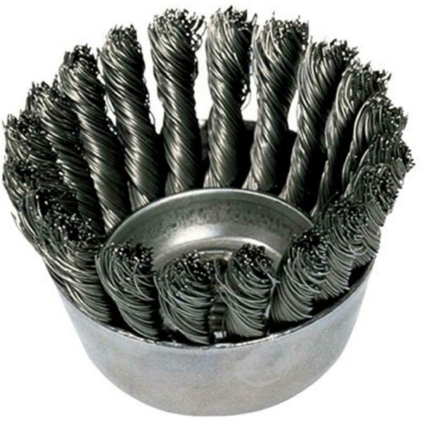 Zoro Select Cup Brush, Wire 0.020 dia., Carbon Steel 66252838691