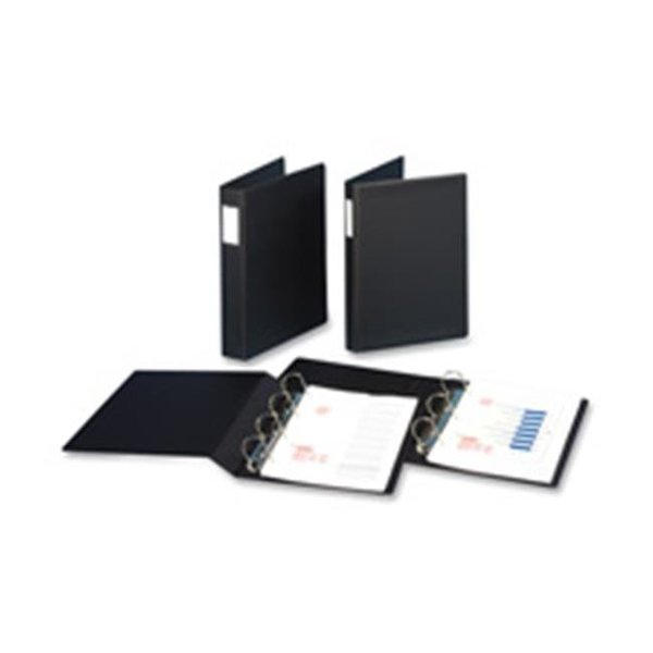 Cardinal Legal Slant D Ring Binder, 3 Rings, 2 Capacity, 14 x 8.5, Black (CRD14532)