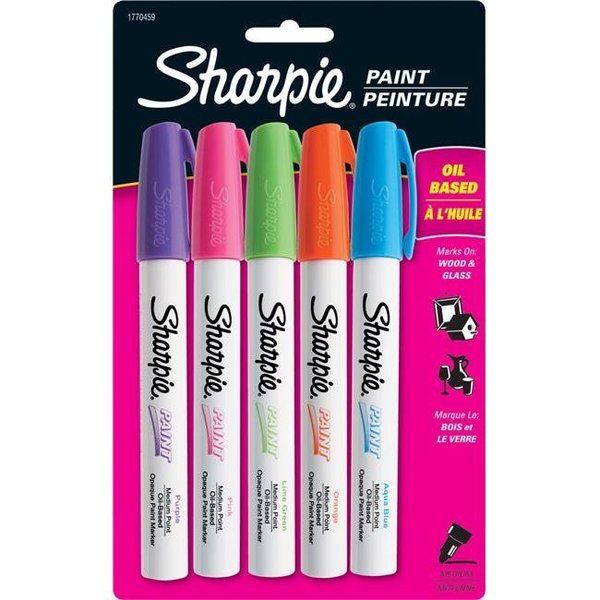 Paint Marker Pens - 5 Colors Permanent Oil Based Paint Markers