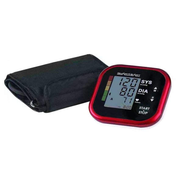 SmartHeart Blood Pressure Monitor, Arm, Automatic Digital, Adult Cuff
