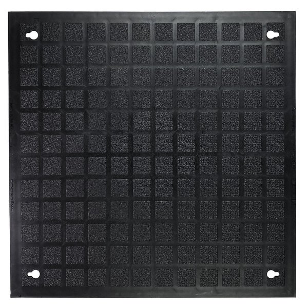 Foundation Smooth Tiles 18 x 18, 4PK F01.18x18BK-CS4