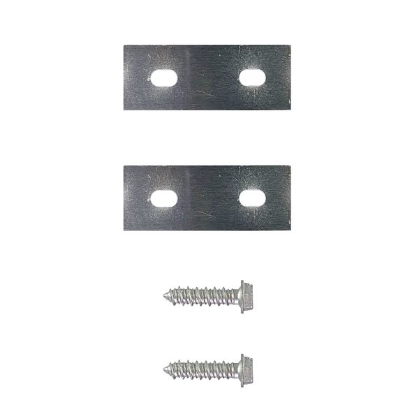 Foundation Concrete Anchor Kit, 2 Connector Pieces and Concrete Screws 125 long F1.Beam.Anchor.Kit