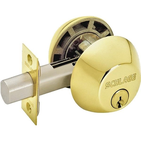 Schlage B661P One-Way Deadbolt Lock