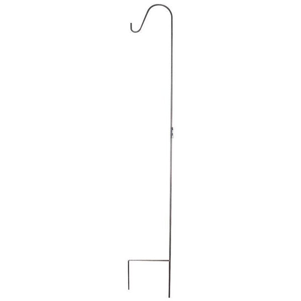 Landscapers Select Shepherd Hook, 12 in L, 84 in H, Steel, Matte