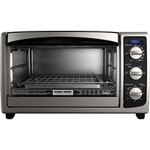 Black & Decker Black+Decker TO1675B Toaster Oven, Stainless Steel, Black  TO1675B