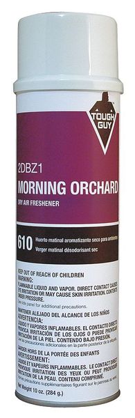 Tough Guy Air Freshener, Morning Orchard(R), 10 oz. 2DBZ1