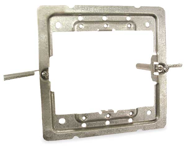Raco Retro Ring, NOVAL Accessory, Galvanized steel, Square Box 206RAC
