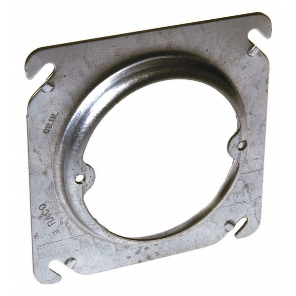 Raco Fixture Cover, Ring Accessory, 1 Gang, Galvanized steel, Square Box 759