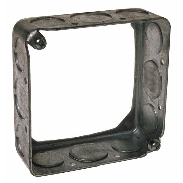 Raco Extension Ring, Ring Accessory, 2 Gangs, Steel, Square Box 202