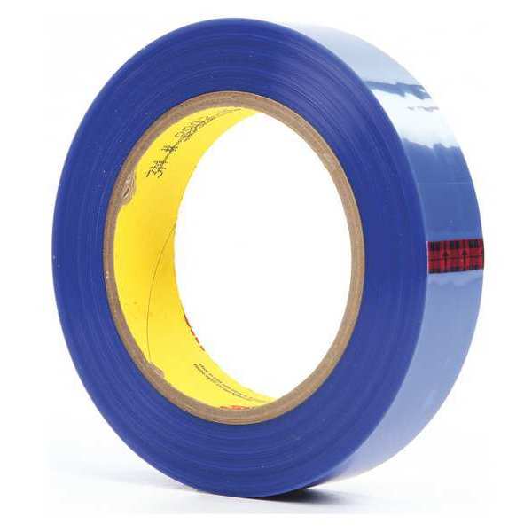 3M Film Tape, Polyester, Blue, 1In x 72Yd, PK36 8902