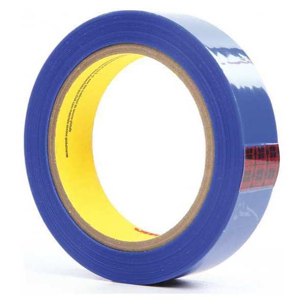 3M Film Tape, Polyester, Blue, 1In x 72Yd, PK36 8901
