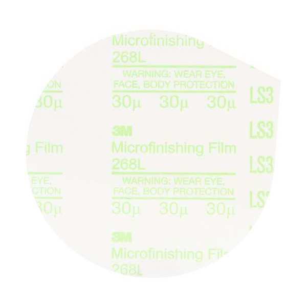 3M PSA Sanding Disc, Film, 5in, 30MicrPK500 7000118196