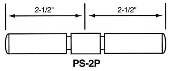 3M 2-Way Pin PS-2P-B, PK15 PS-2P-B