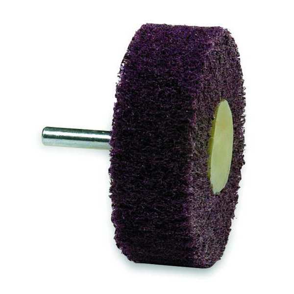 Norton Abrasives Flap Wheel, Non-Woven, AO, 2x1x1/4 Shnk, MED 66261051716