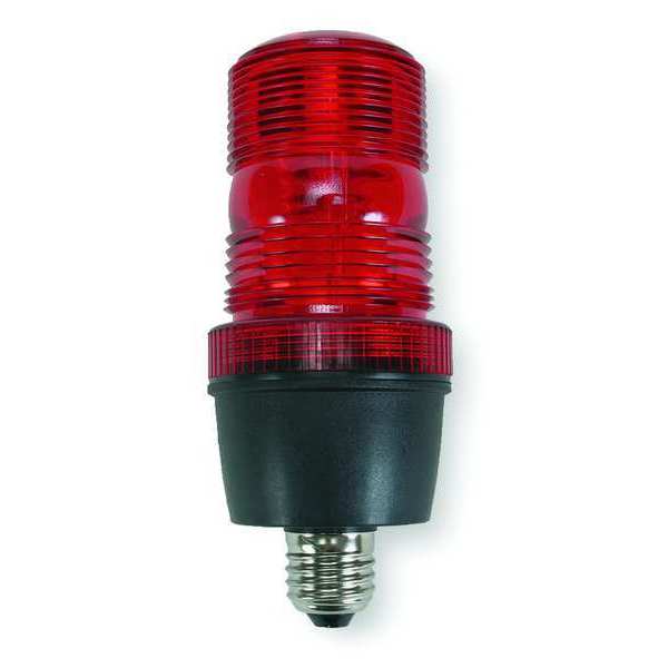 Zoro Select Warning Light, Strobe Tube, Red, 120VAC 2ERN7