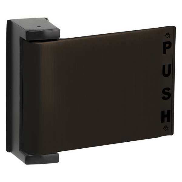 Adams Rite Push Deadlatch Paddle, LH, Dark Bronze 4590-04-00-313