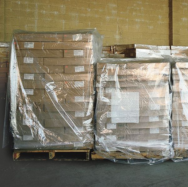 Zoro Select 1.5 mil Clear Pallet Cover, 51 in W, 49 in D, 85 in L 2EWH6