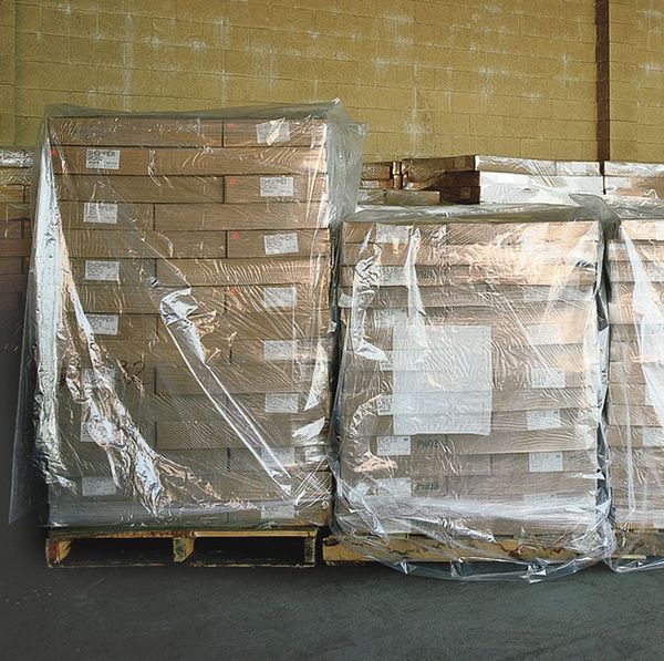 Zoro Select 2 mil Clear Pallet Cover, 51 in W, 49 in D, 85 in L 2EWJ3