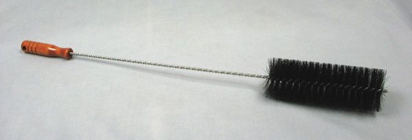 Tough Guy Radiator Brush, 4 1/2 in L Handle, 7 in L Brush, Wood, 27 in L Overall 2FCE2