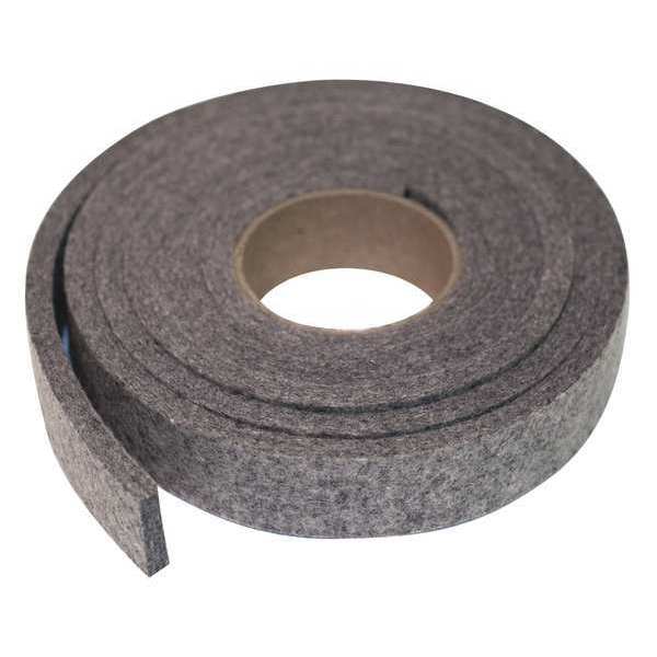 Zoro Select Felt, F3, 1/2 In Thick, 1/2 x 120 In 2FHN5