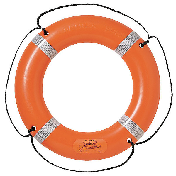 Stearns Ring Buoy, Orange, Polyethylene I030ORG-00-REF