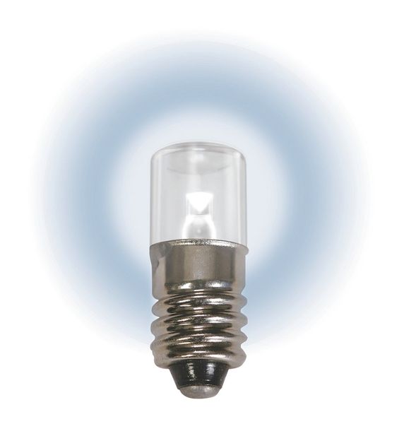 Lumapro Mini LED Bulb, LM1006MS, 0.5W, T3 1/4, 6.3V LM1006MS-W