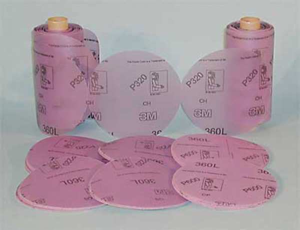 3M PSA Sanding Disc, Film, 5in, P400G, PK500 60600109593