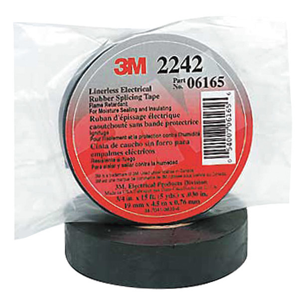 3M Electrical Tape, 30 mil, 3/4" x 15 ft., PK24 2242-3/4X15FT