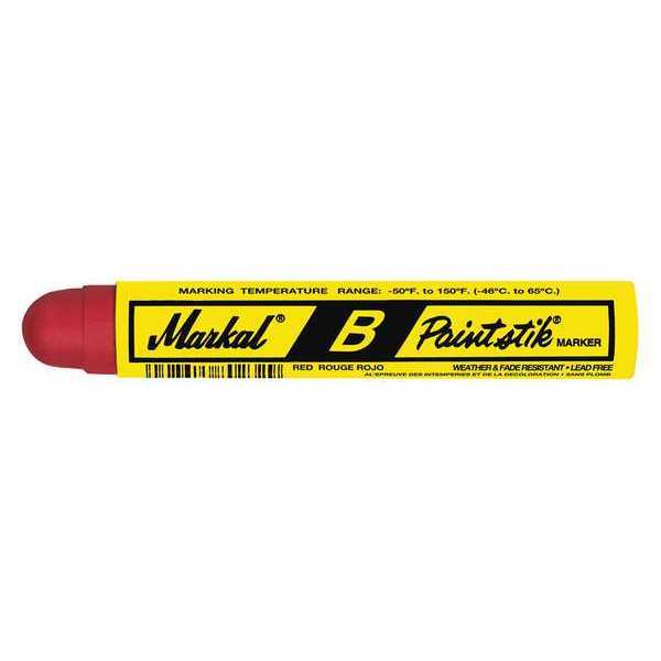 Markal Paint Crayon, Large Tip, Red Color Family, 12 PK 80222