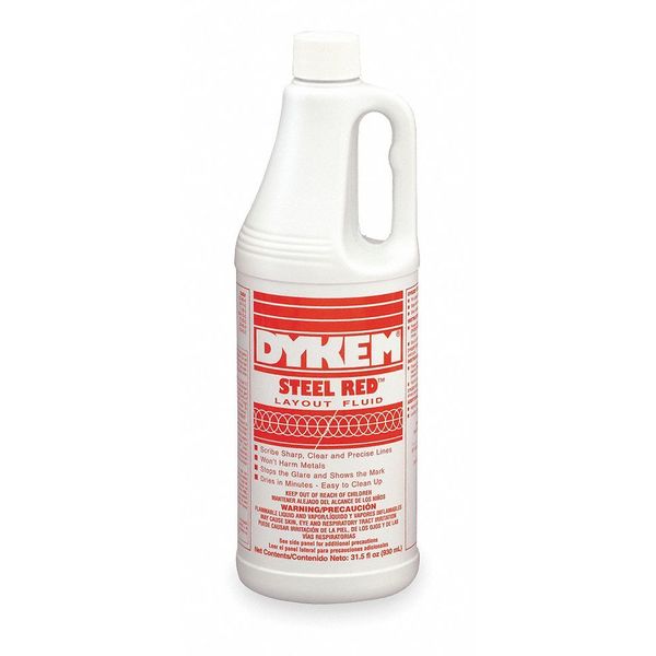 Dykem 81706 Opaque Staining Color Dark Green 1 Gallon Bottle